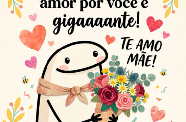 A lembrancinha é pequena mas meu amor por você é gigante