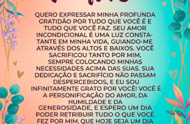 A personificação do amor Feliz Dia das Mães