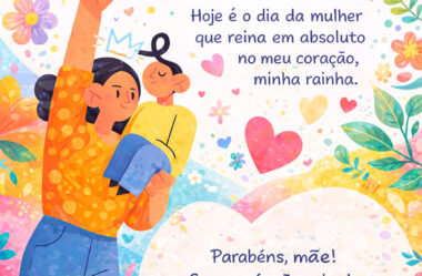 Dia da mulher que reina em absoluto no meu coração