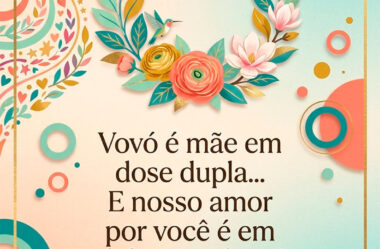 E nosso amor por você é em dobro também