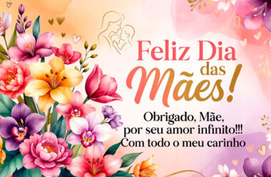 Feliz Dia das Mães Obrigado Mãe