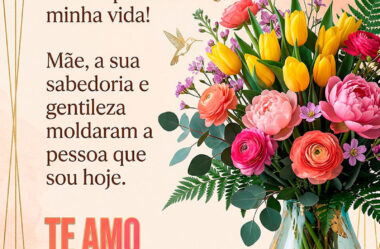 Mãe, a sua sabedora e gentileza moldaram a pessoa que sou hoje