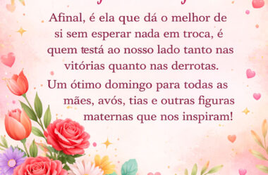 Mãe é mulher em forma de flor Feliz Dia das Mães