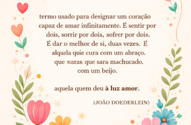 Mãe termo usado para designar um coração