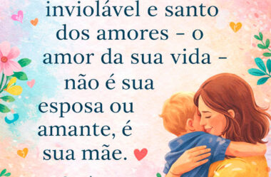 O único constante, fiel, inviolável e santo dos amores