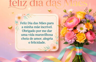 Obrigado por me dar uma vida maravilhosa