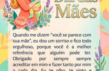 Obrigado por sempre acreditar em mim