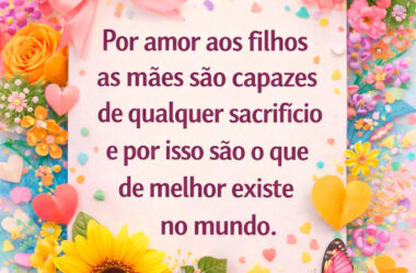 Por amor aos filhos as mães são capazes de qualquer sacrificio