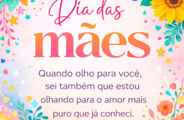 Sei também que estou olhando para o amor