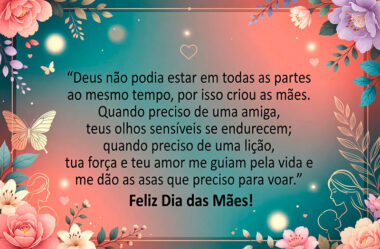 Quando preciso de uma amiga Dia das Mães