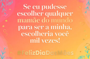 Se eu pudesse escolher qualquer mamãe