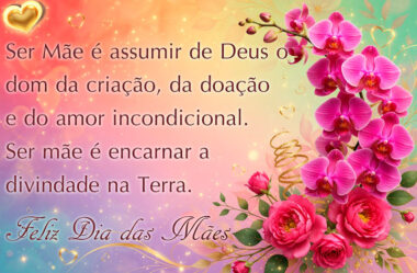 Ser mãe é encarar a divindade na Terra