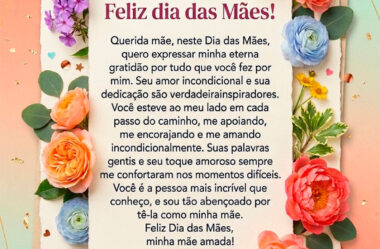 Seu amor incondicional e sua dedicação