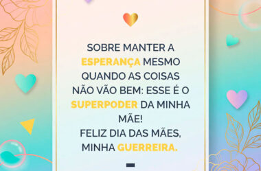 Sobre manter a esperança mesmo quando as coisas não vão bem