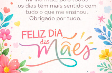 Uma data é pouco para te agradecer