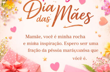 Você é minha rocha Feliz Dia das Mães