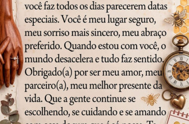 Amar você faz todos os dias parecerem datas especiais