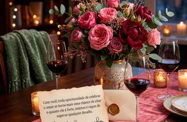Com você toda oportunidade de celebrar o amor