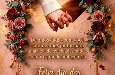 De mãos dadas com você, caminhamos juntos