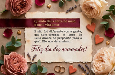 E não foi diferente com a gente, que hoje vivemos o amor de Deus