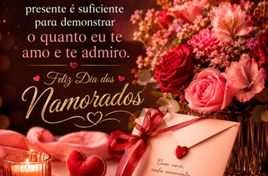 Eu te amo e te admiro Feliz Dia dos Namorados