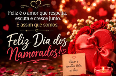 Feliz é o amor que respeita, escuta e cresce junto