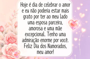 Hoje é dia de celebrar o amor e eu não poderia estar mais grato