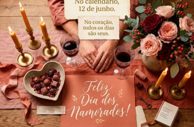 No coração todos os dias são seus Feliz Dia dos Namorados