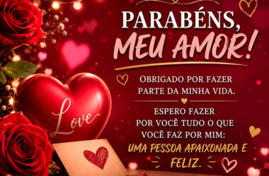 Obrigado por fazer parte da minha vida