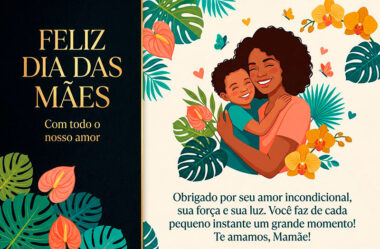 Obrigado por seu amor incondicional Dia das Mães
