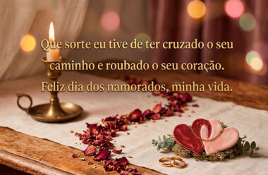 Que sorte eu tive de ter cruzado seu caminho