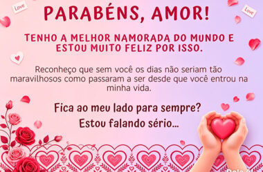 Tenho a melhor namorada do mundo