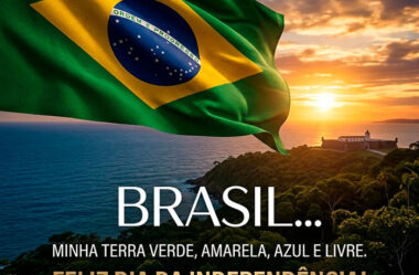 Minha terra verde, amarela, azul e livre