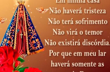 Em minha casa Não haverá tristeza